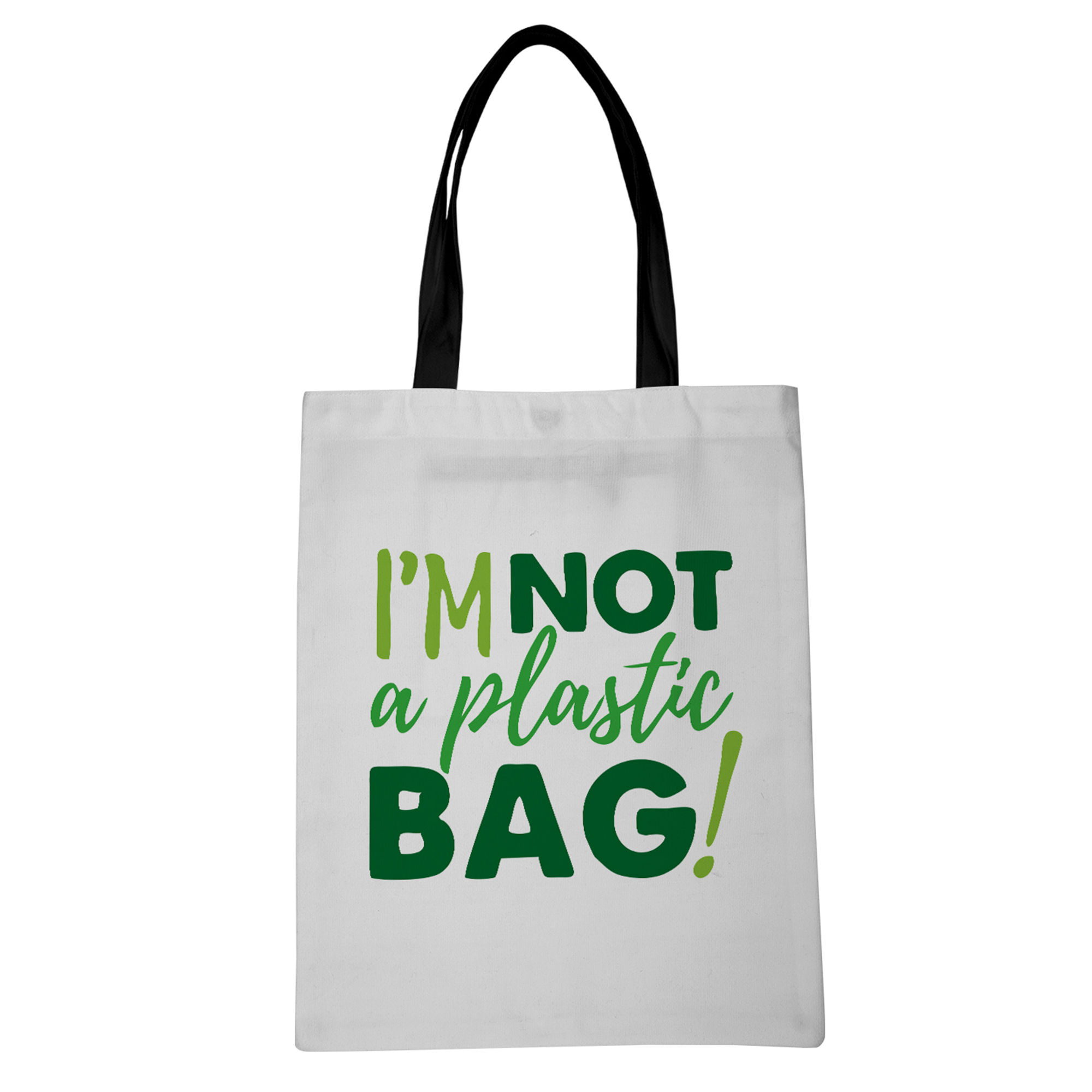 Buy Crazy Corner I an not a Plastic Bag Tote Bag Online